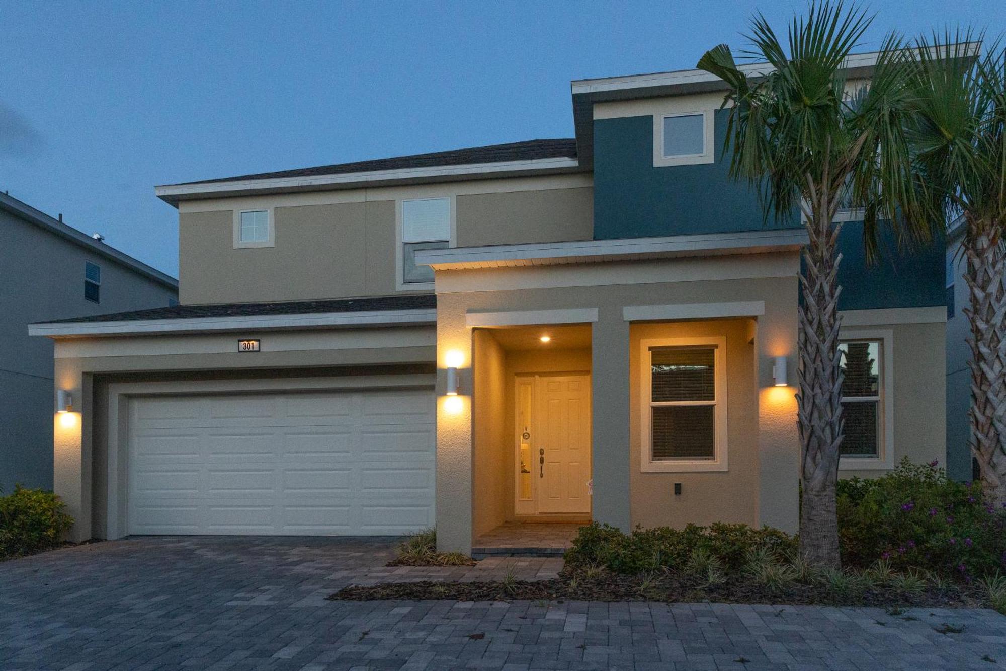 Waterfront Brand New Modern Luxury 8 Bedroom Pool House! Sleeps 16 Kissimmee Exterior foto